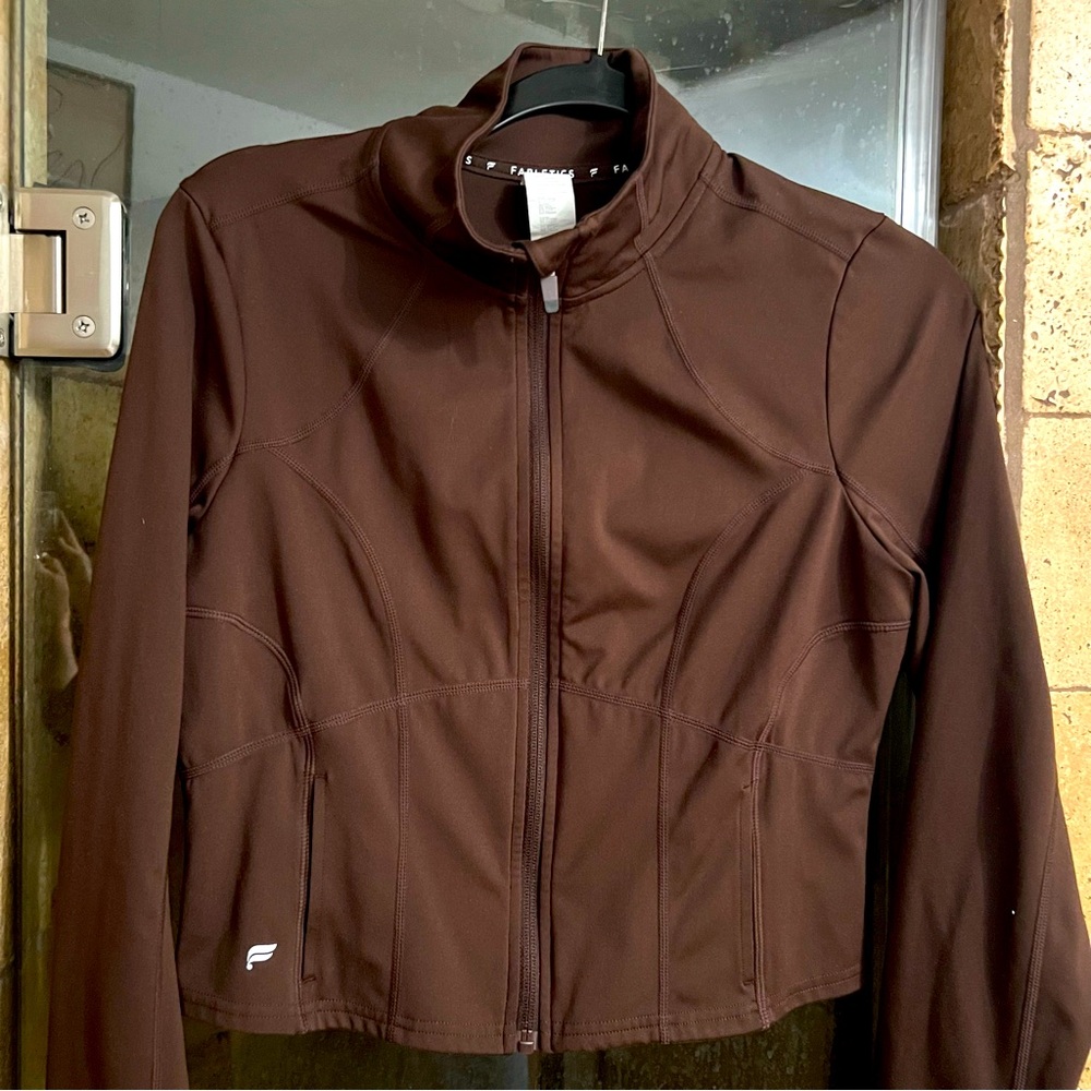 Fabletics Perfect Storm Cropped Train Jacket - NBW!